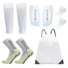 5-in-1 Soccer Training Set – Bag, Grip Socks, Shin Pads, Leg Covers & Bandage