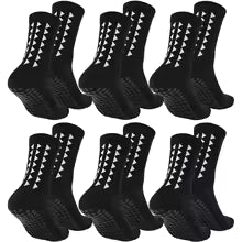 6 Pack Grip Socks